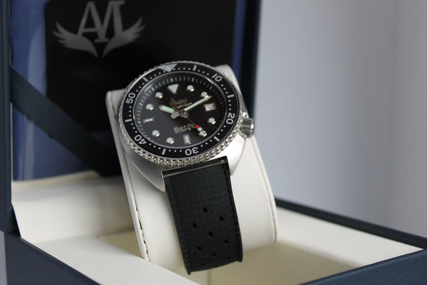 Black Resca Ref.AM016CALMN - Automatic Watch