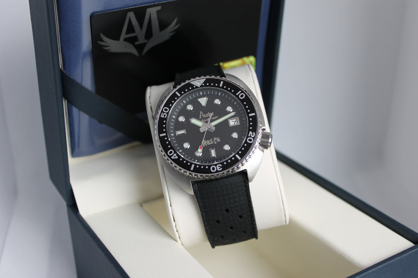 Black Resca Ref.AM016CALMN - Automatic Watch